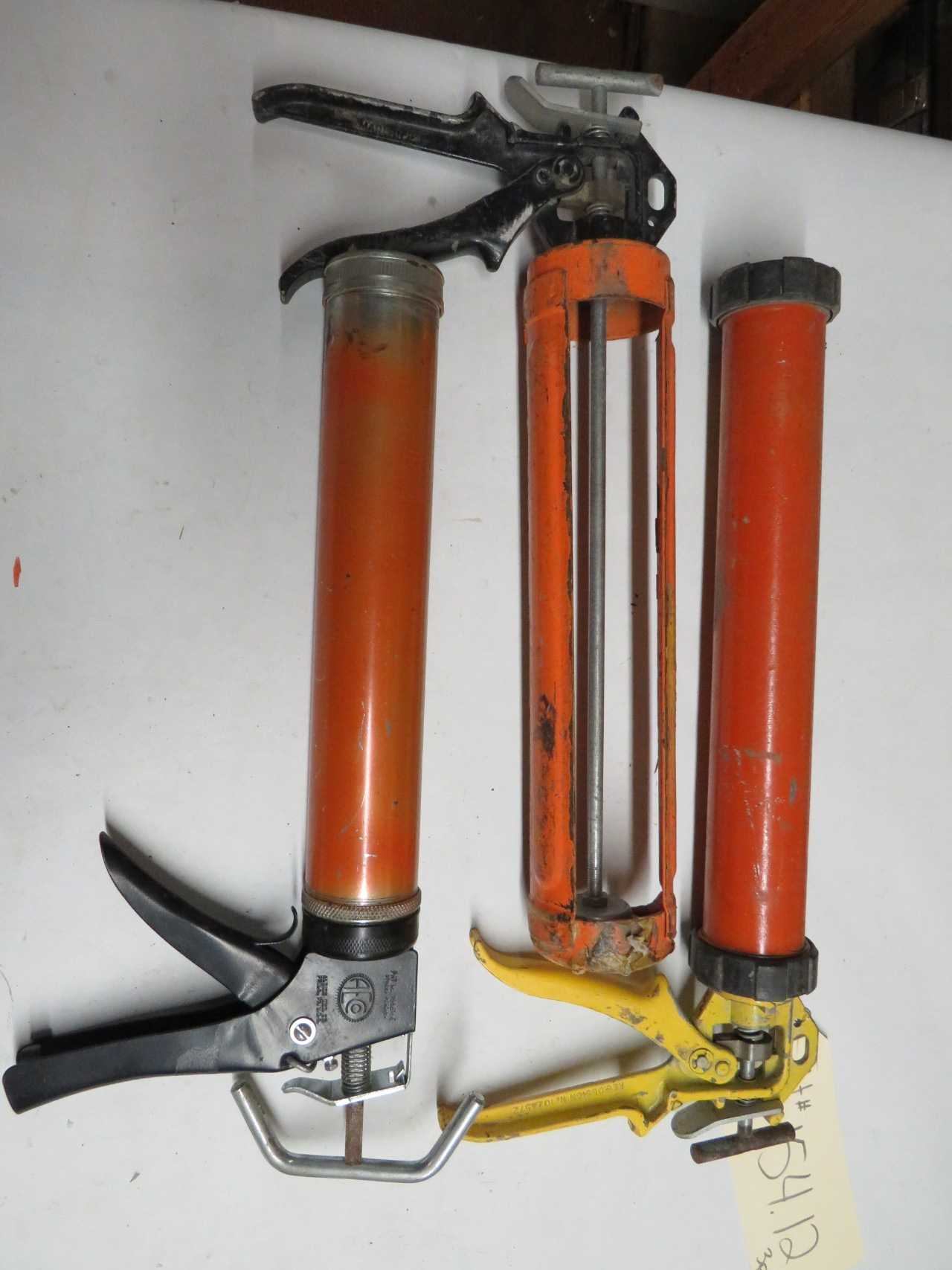 LOT OF 3 EPOXY CAULKING GUNS - ELECTRIC POWER TOOLS