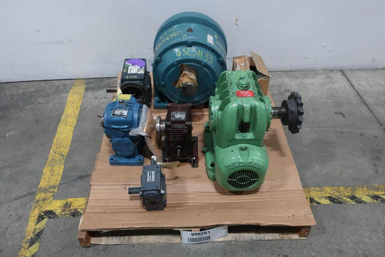 PALLET OF ASSORTED GEAR REDUCERS - GEAR REDUCERS