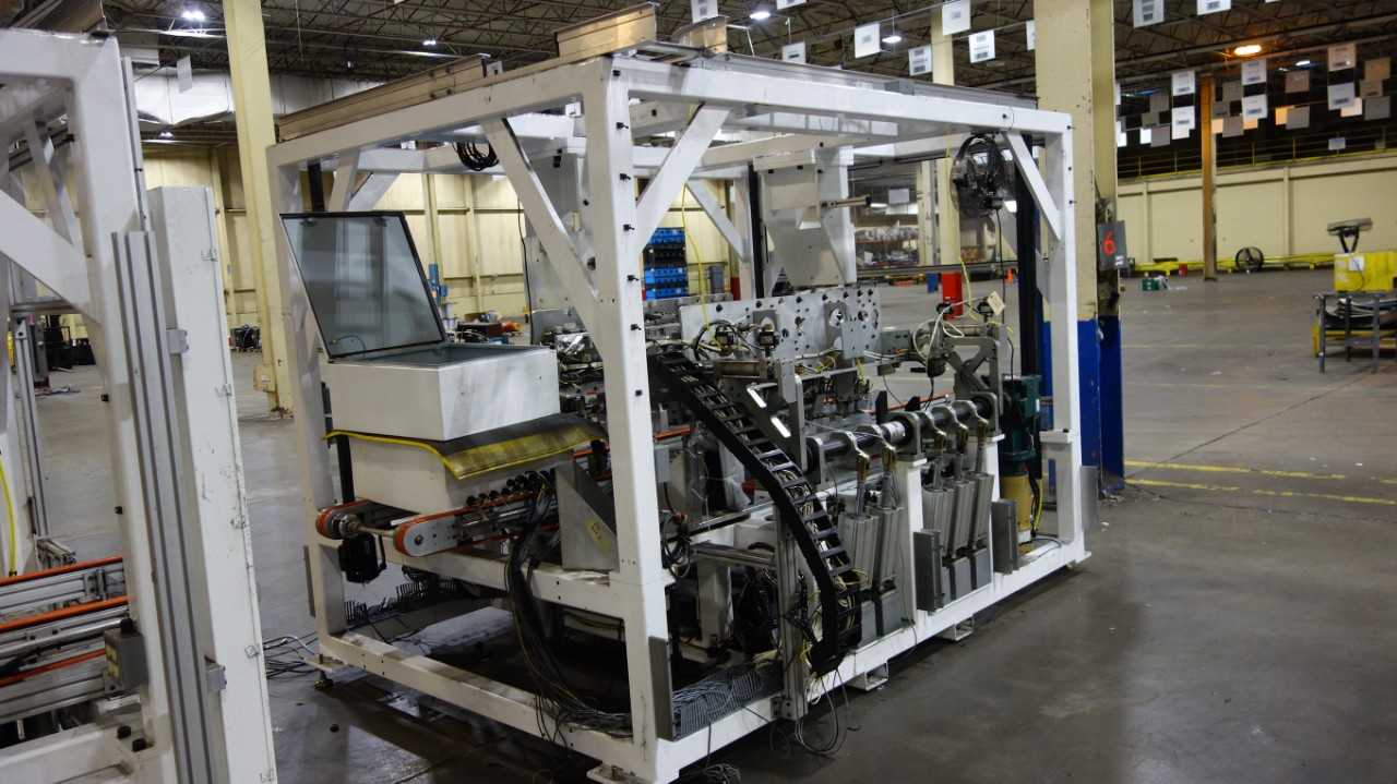 KOPPS ASSEMBLY STATION W/ 2X BALDOR VEBM3546T 1HP MOTORS, 2X DODGE QUANTIS BB883CN140TC REDUCERS - PROCESS EQUIPMENT
