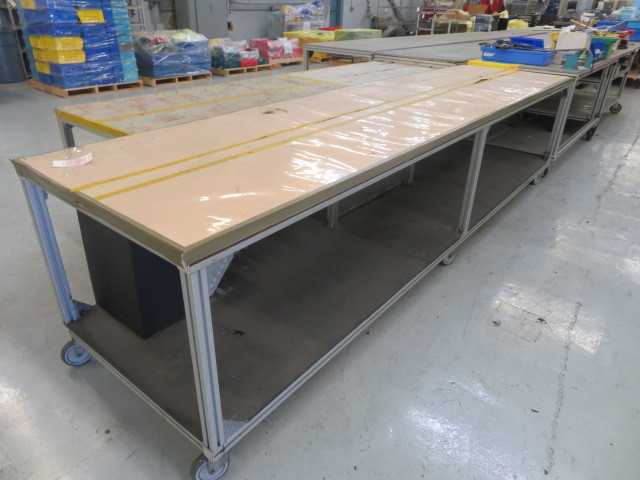 Aluminum Work Table on Wheels - MISCELLANEOUS