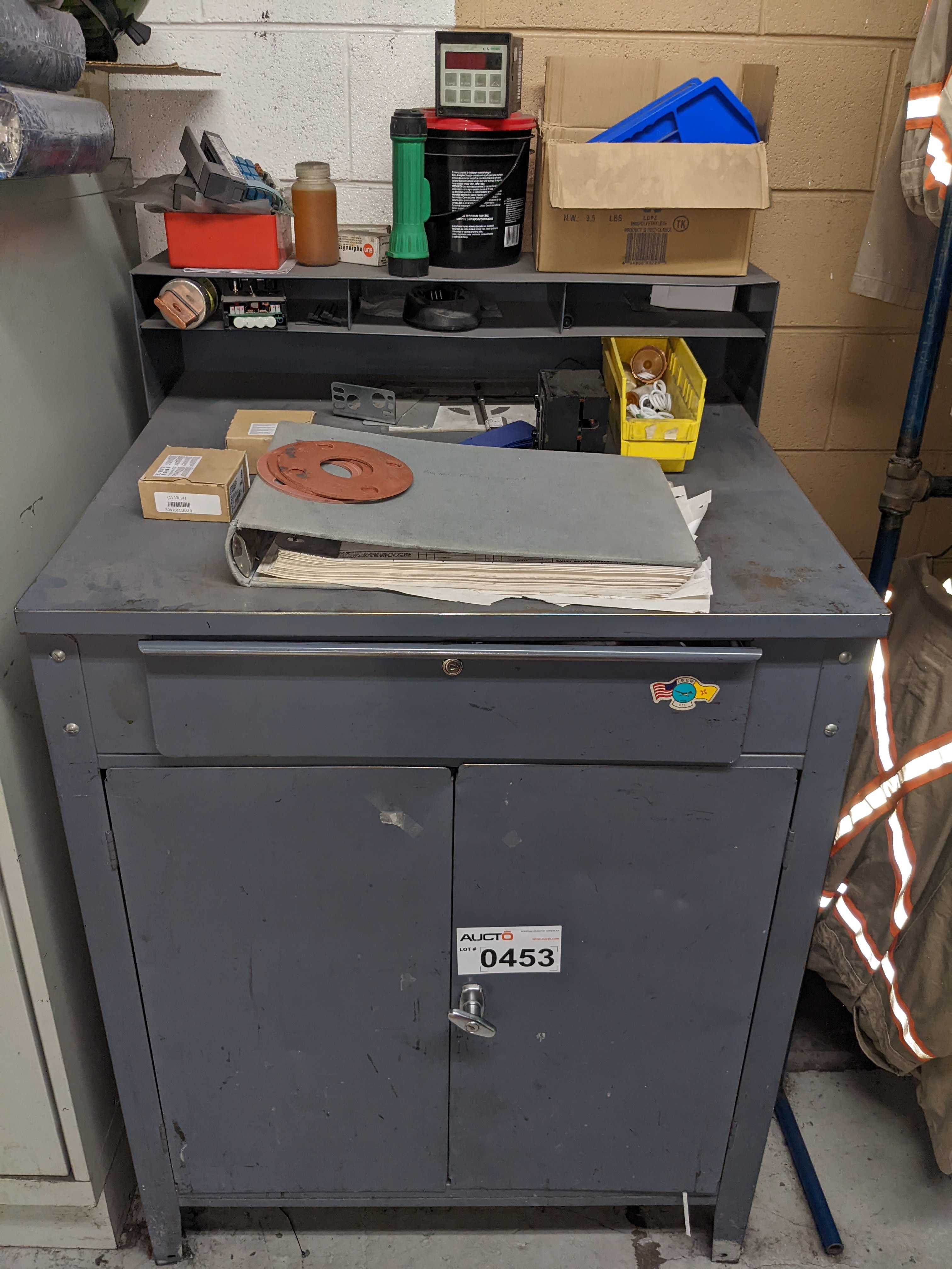 CABINET AND CONTENTS - ELECTRICAL COMPONENTS