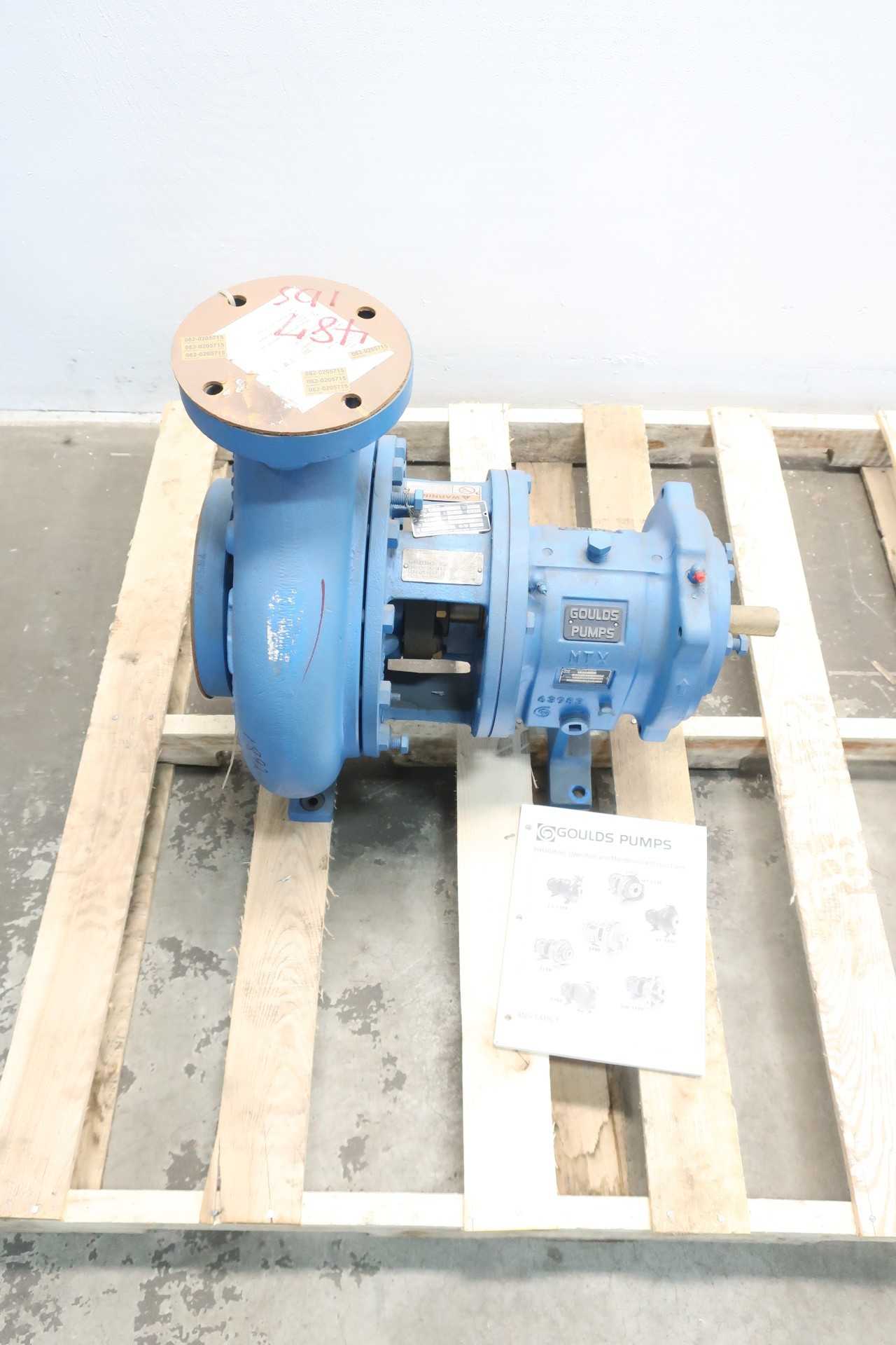 GOULDS 3196 MTX 3X4-10H IRON 3IN 500GPM STAINLESS 10IN 1-1/4IN 4IN CENTRIFUGAL PUMP - CENTRIFUGAL PUMP