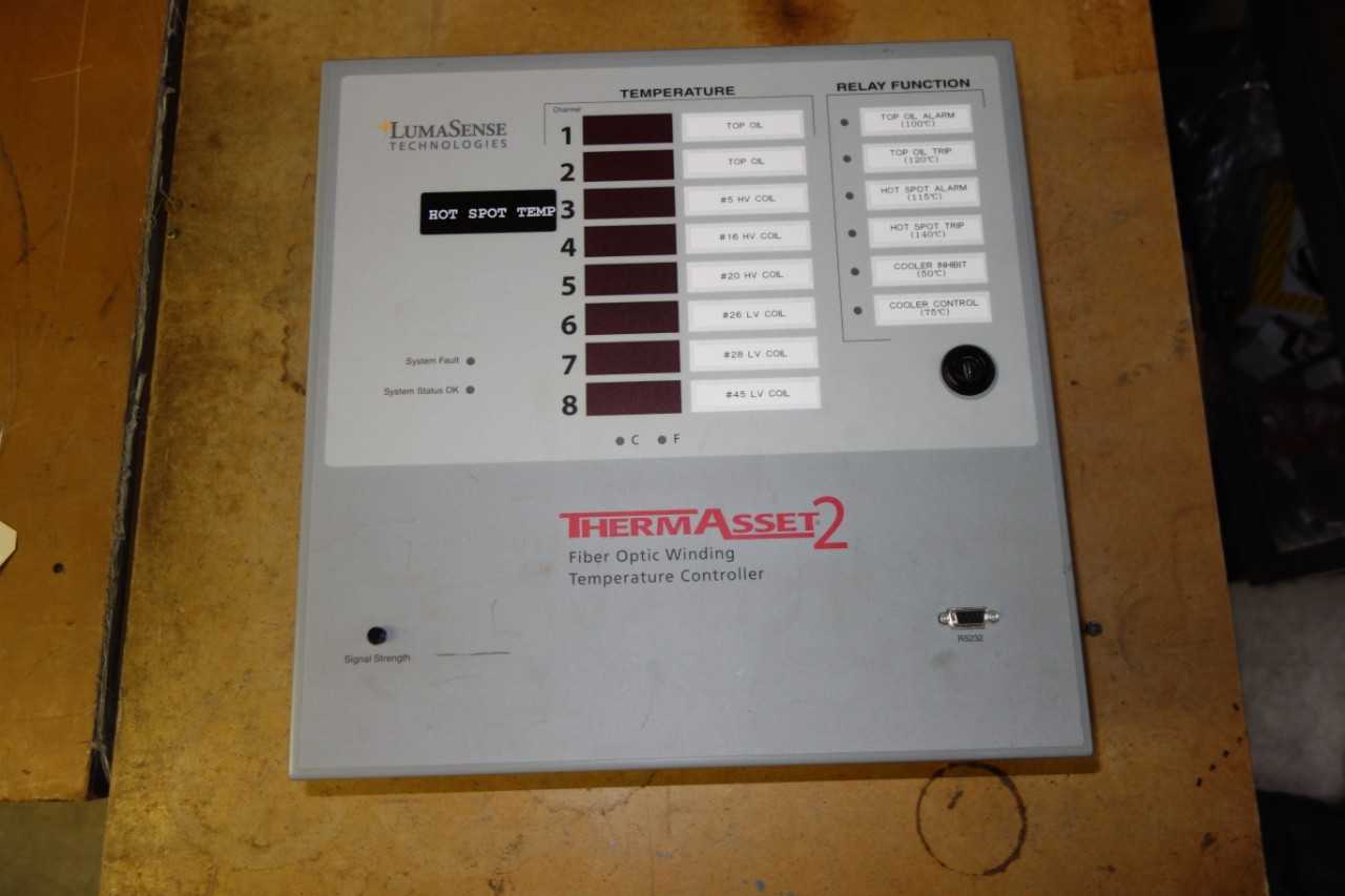 LumaSense ThermAsset 2/8 Fiber Optic Winding Temperature Controller - AUTOMATION & CONTROLS