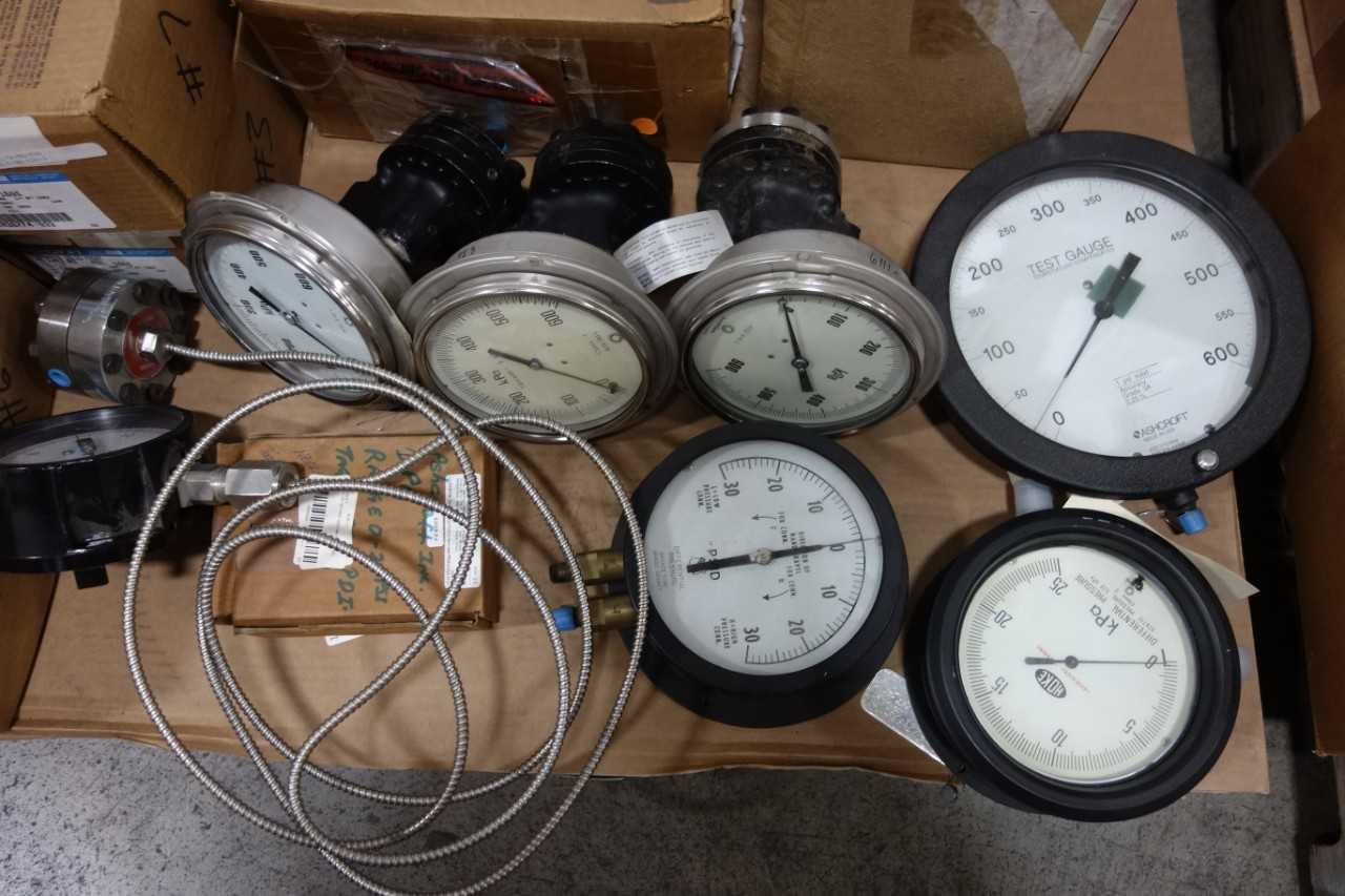 2 PALLETS OF ASSORTED GAUGES - INSTRUMENTATION