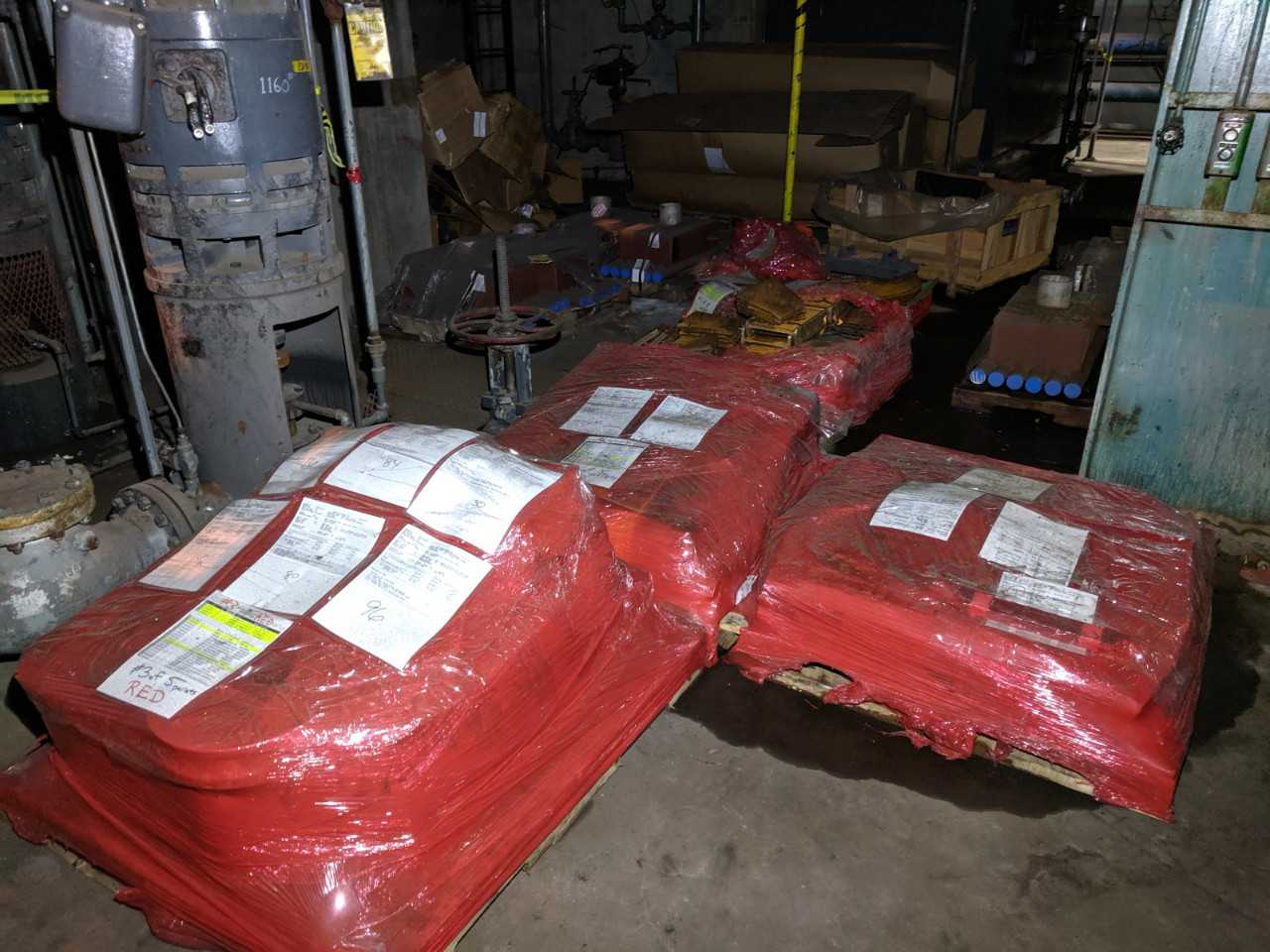 ASSORTED TURBINE PARTS, POWER TRANSMISSION, VALVES - POWER TRANSMISSION