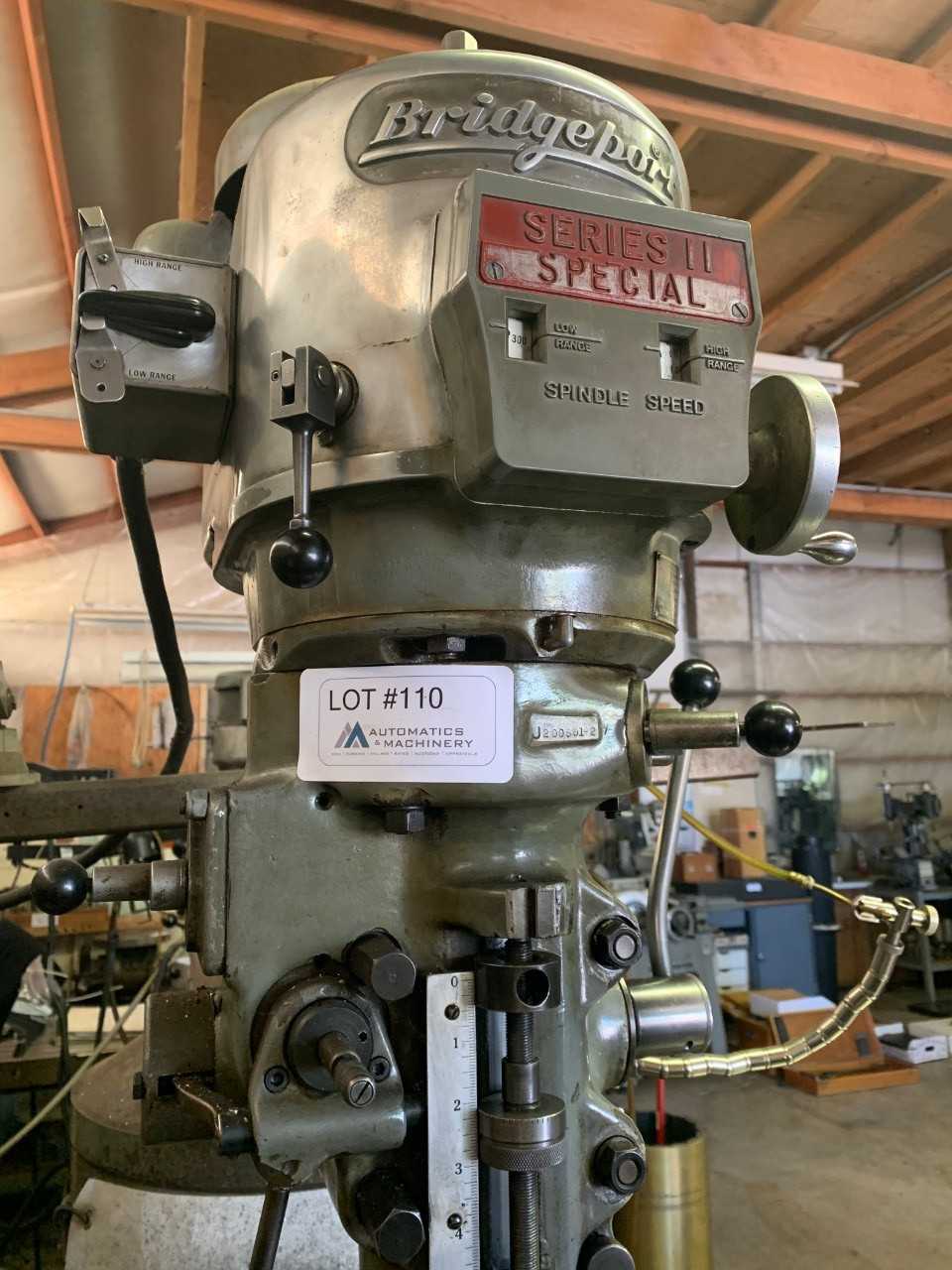 Bridgeport Series II Vertical Knee Mill - MILLING MACHINES