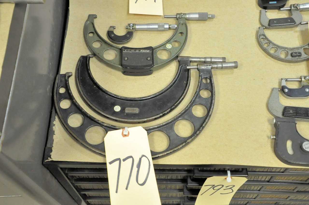 4 Various Outside Micrometers in 1 Group - ELECTRIC POWER TOOLS