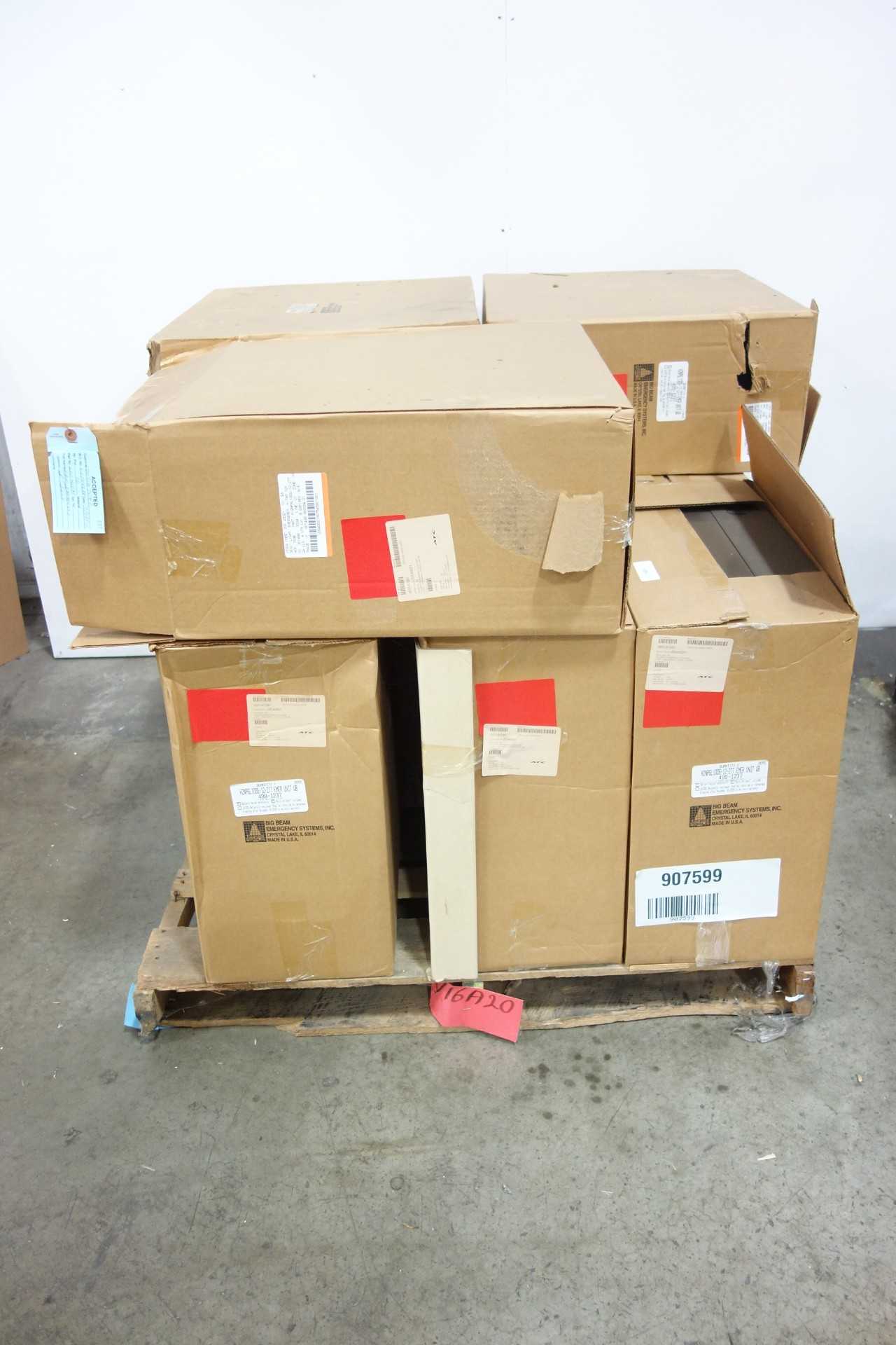 LOT OF 9 BIG BEAM EMERGENCY LIGHTING - LIGHTING