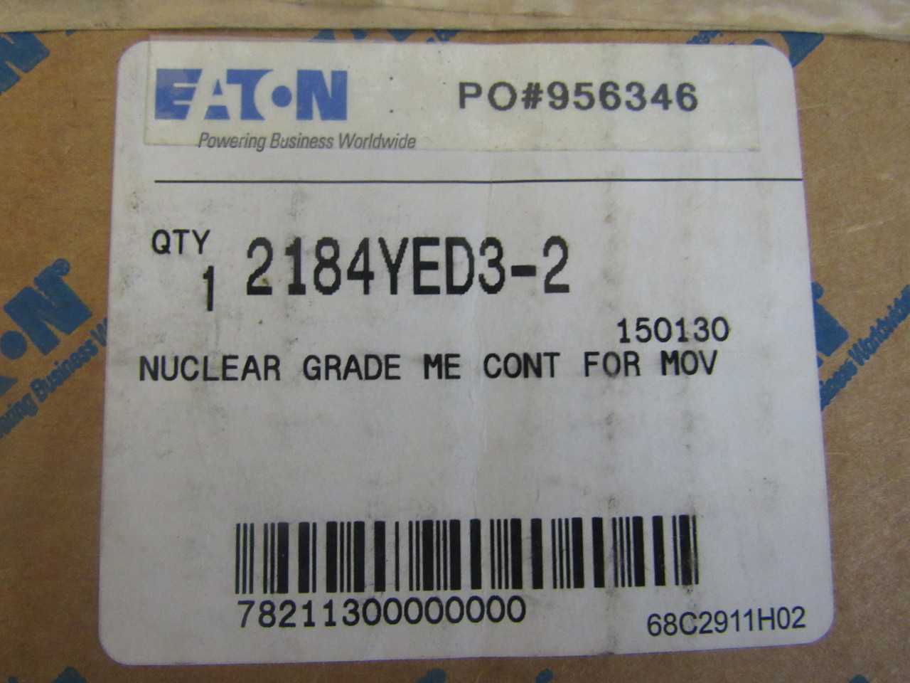 Lot of 1x 2184YED3-2 Nuclear Contactor - CONTACTORS