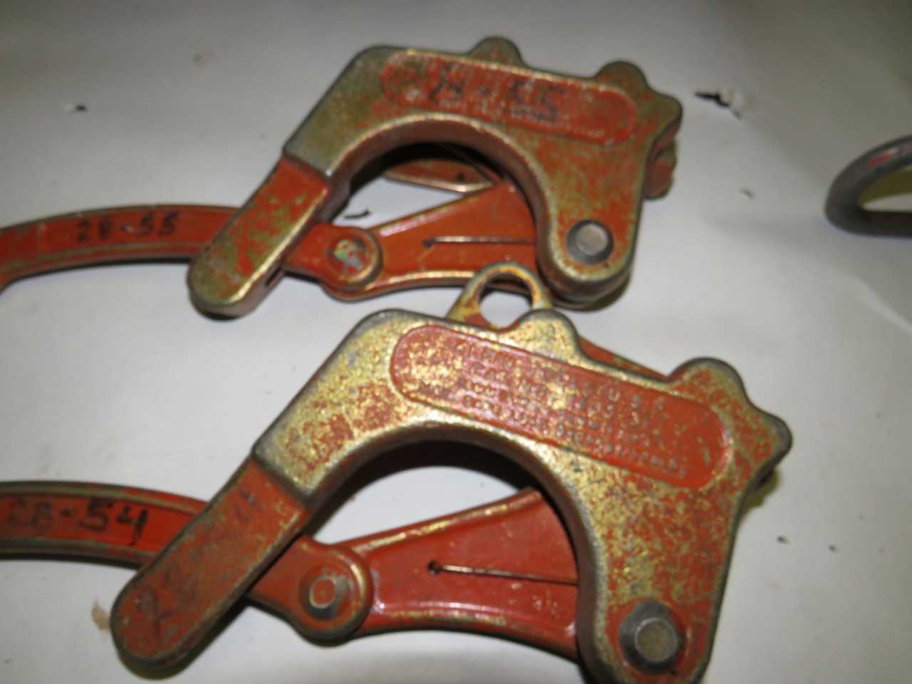LOT OF 2 KLEIN 1685-31 3400 KG MAX LOAD BULLDOG WIRE PULLING GRIP - ELECTRIC POWER TOOLS