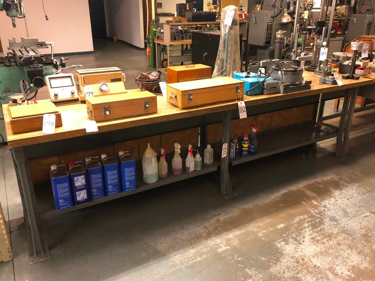30" x 48" Mapletop Work Bench w/ Shelf - ELECTRIC POWER TOOLS