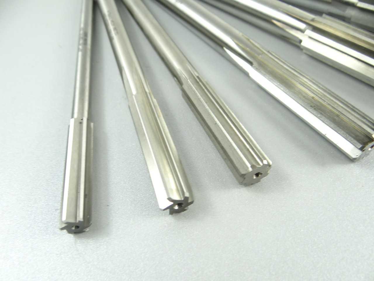 Lot of 6 New Used Metric HSS Chucking Reamers - ELECTRIC POWER TOOLS