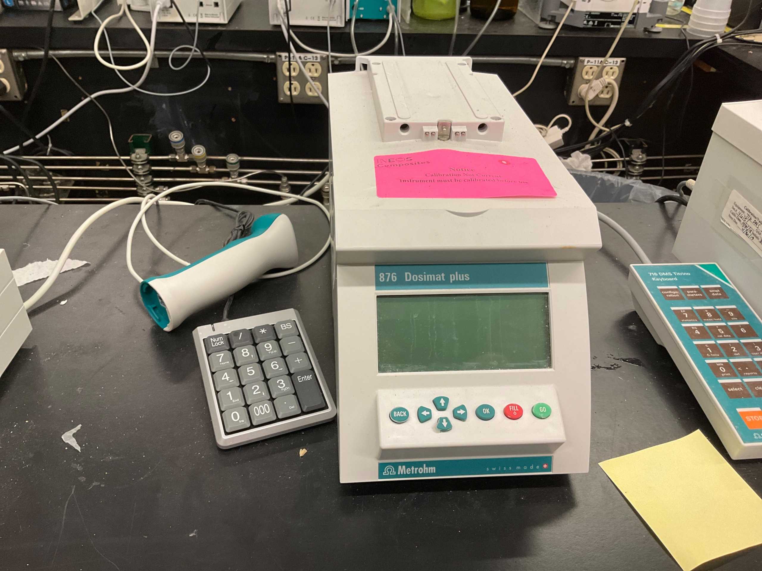 METROHM 876 DOSIMAT PLUS MANUAL TITRATION AND DOSING SYSTEM