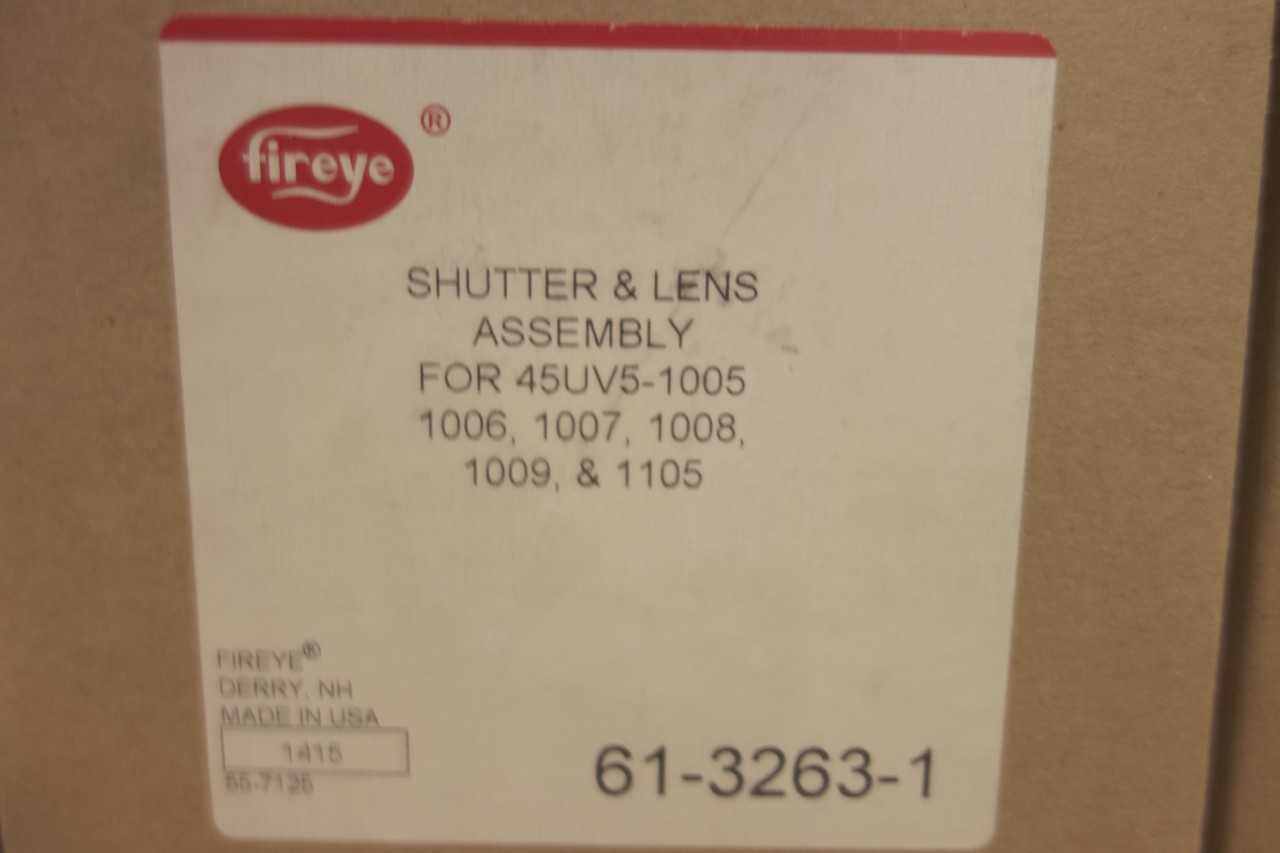 LOT 4 FIREYE SHUTTER LENS ASSEMBLIES - AUTOMATION & CONTROLS