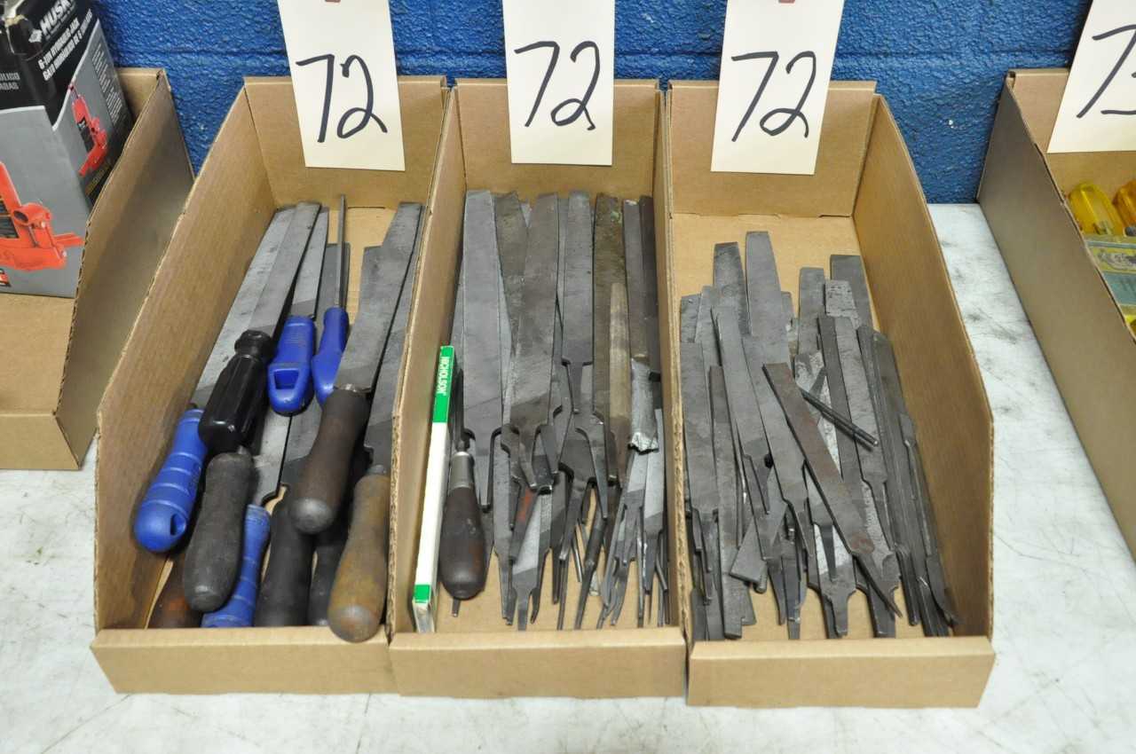 Various Files in 3 Boxes - HAND TOOLS