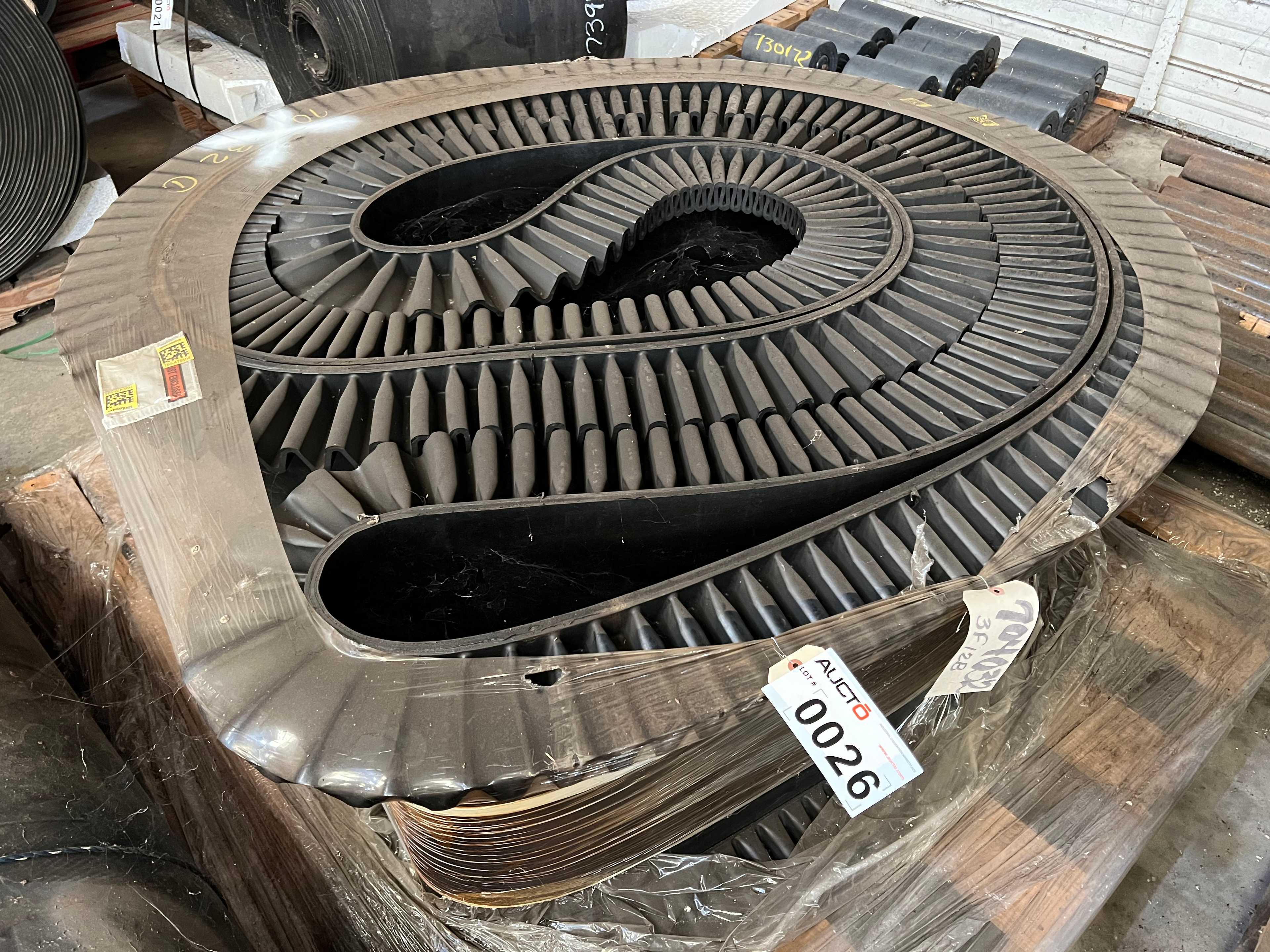 MERRICK BELT 37 FT 10 IN LONG - GRINDING MACHINES