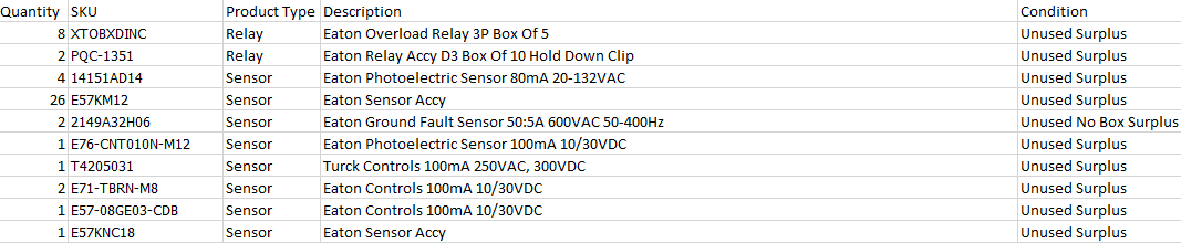 Quantity of 48x Assorted Relays & Sensors - ELECTRICAL COMPONENTS Quantity of 48x Assorted Relays & Sensors - ELECTRICAL COMPONENTS