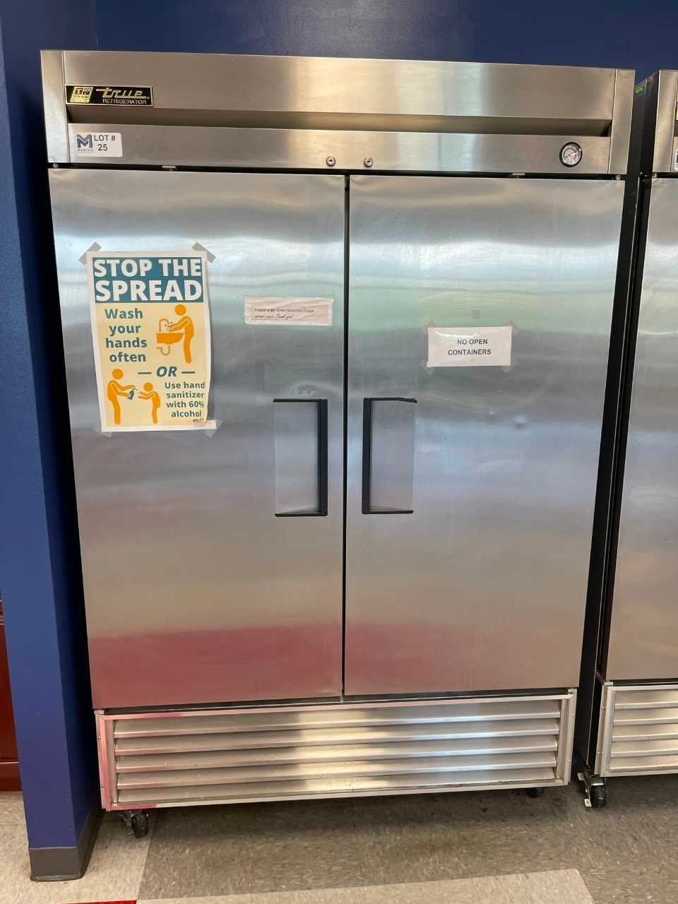 TRUE Stainless Steel Refrigerator