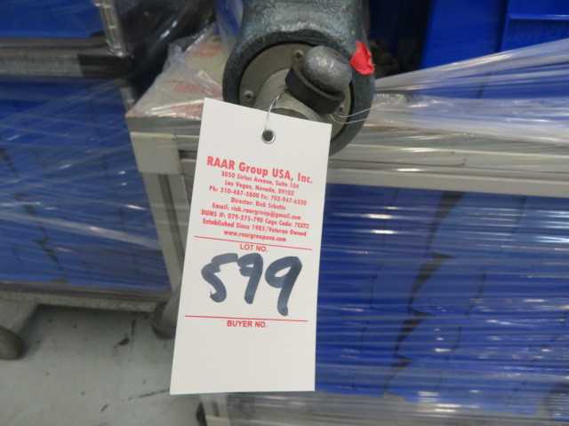 Rolling table with Wilton Vice and parts boxes - MISCELLANEOUS