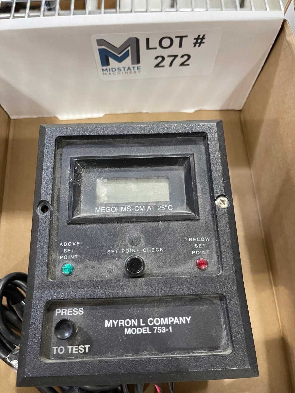 Myron L Company 153-1 Conductivity Monitor Control - FLOW METER