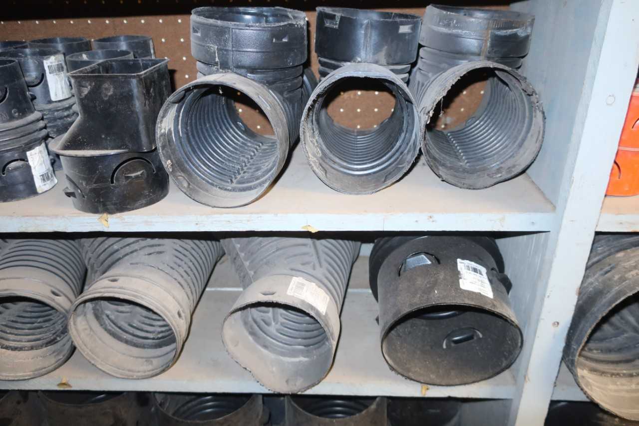 LOT OF ASSORTED PIPE/PVS FITTINGS - PROCESS EQUIPMENT