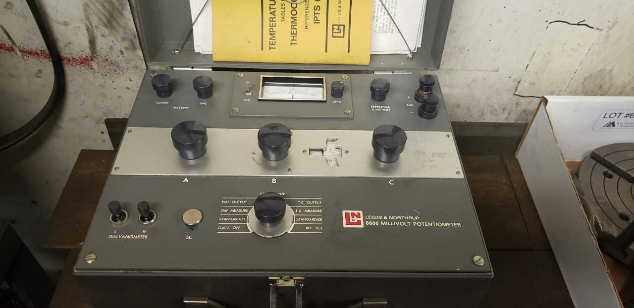 Leeds and Northrup Millivolt Potentometer - ELECTRIC POWER TOOLS