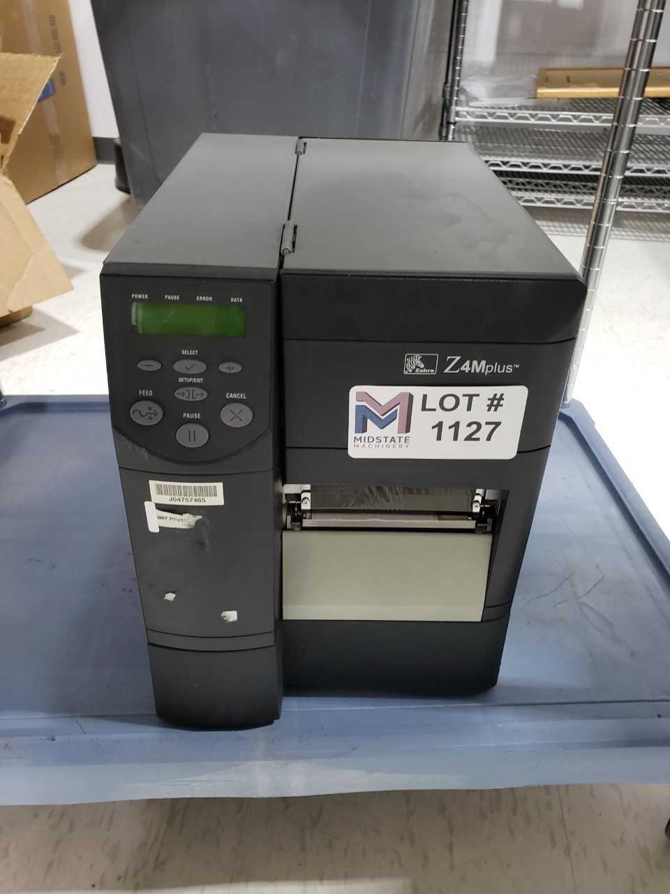 Zebra 4M Plus Label Printer - MISCELLANEOUS Zebra 4M Plus Label Printer - MISCELLANEOUS
