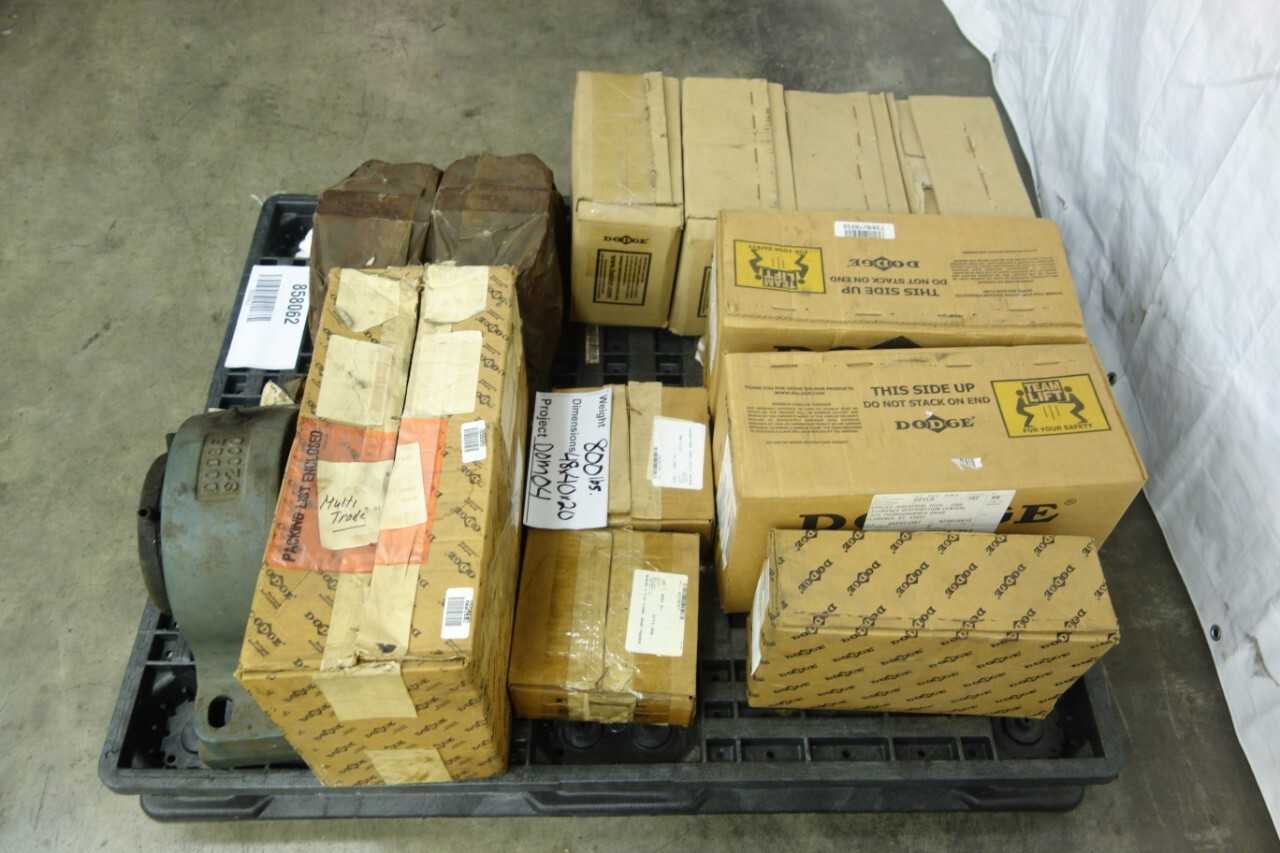 PALLET OF DODGE PILLOW BLOCK BEARINGS - BEARINGS