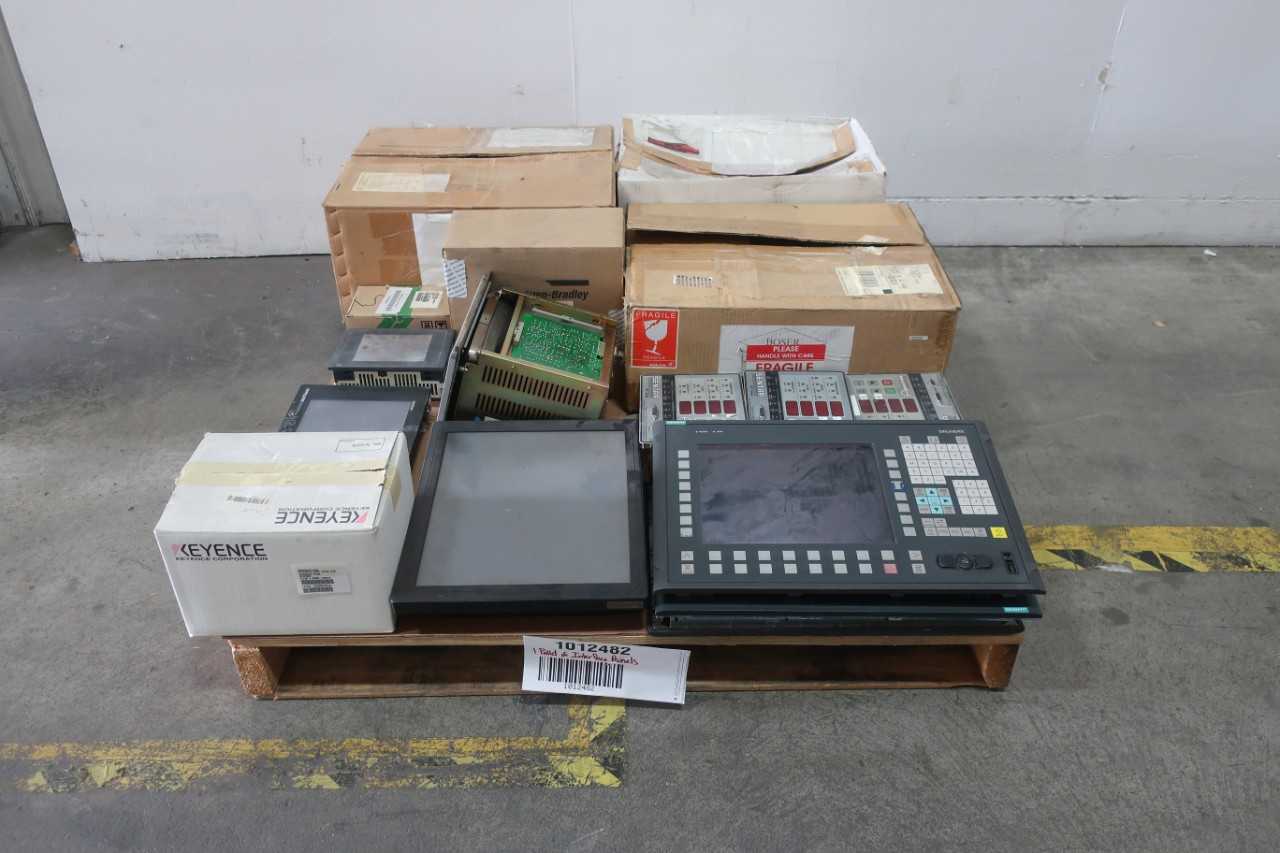 PALLET OF ASSORTED INTERFACE PANELS - AUTOMATION & CONTROLS