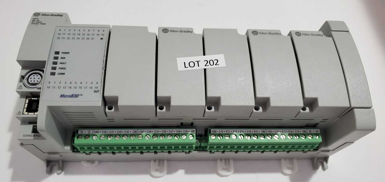 Allen Bradley Micro 830 2080-LC30-48QVB PLC - AUTOMATION & CONTROLS