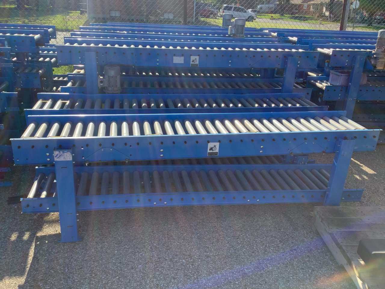 Double Stacked Roller Conveyors (Dimensions: 96"x18"x28") Conveyors - CONVEYORS