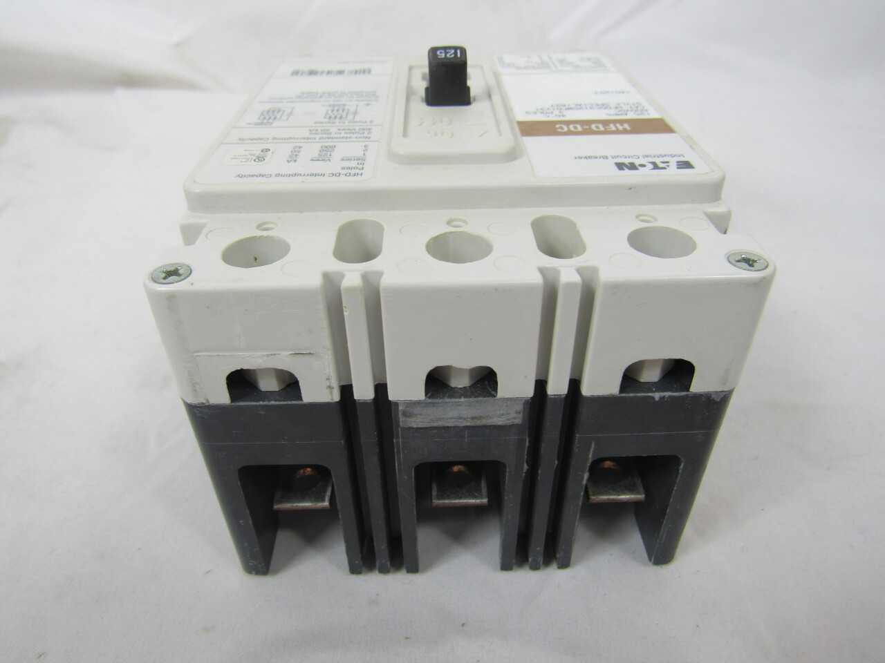 Quantity of 2x HFDDC3125WF01Y31 MCCB/Molded Case Circuit Breaker - CIRCUIT BREAKERS