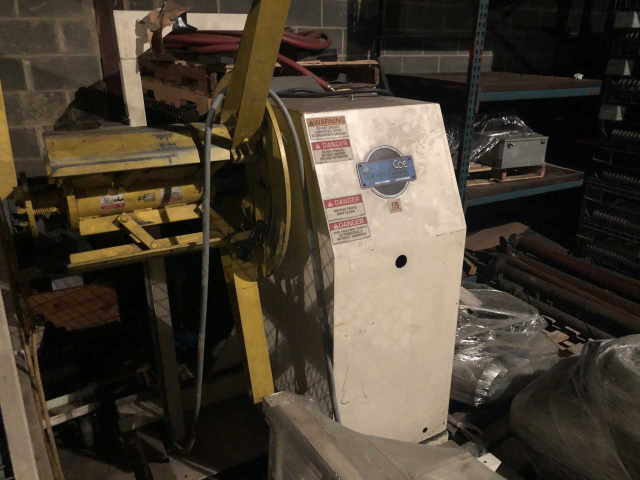 Coe 18" Uncoiler - MACHINING EQUIPMENT