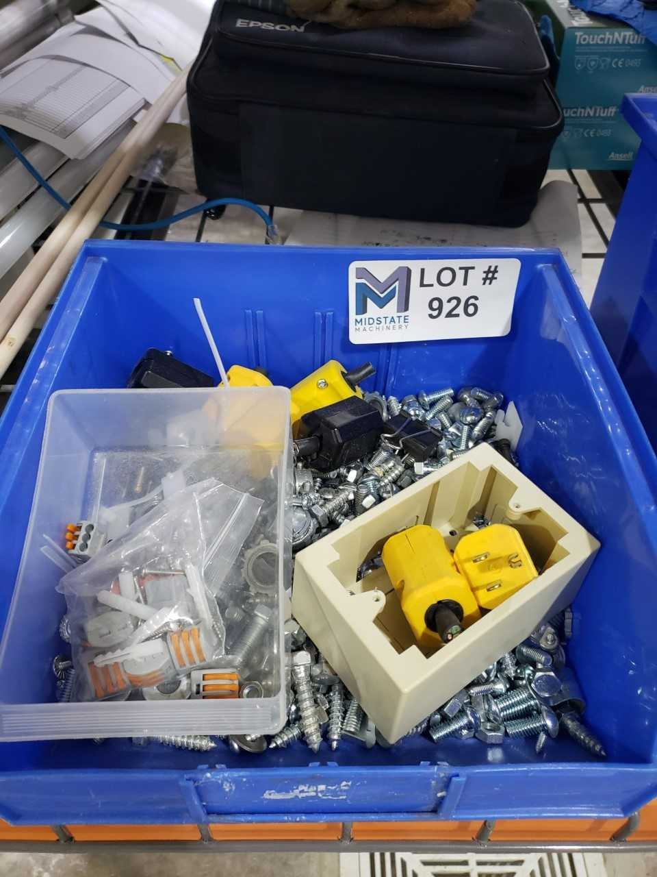 Box of Screws And Bolts - ELECTRIC POWER TOOLS