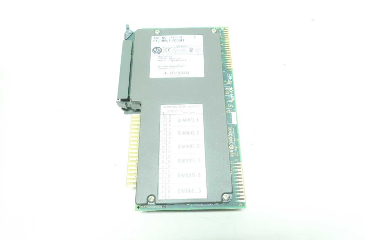 ALLEN BRADLEY 1771-IR RTD SER C INPUT MODULE - AUTOMATION & CONTROLS