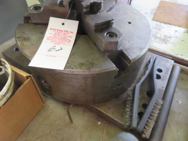 12" 3-jaw chuck and other items in picture - MISCELLANEOUS