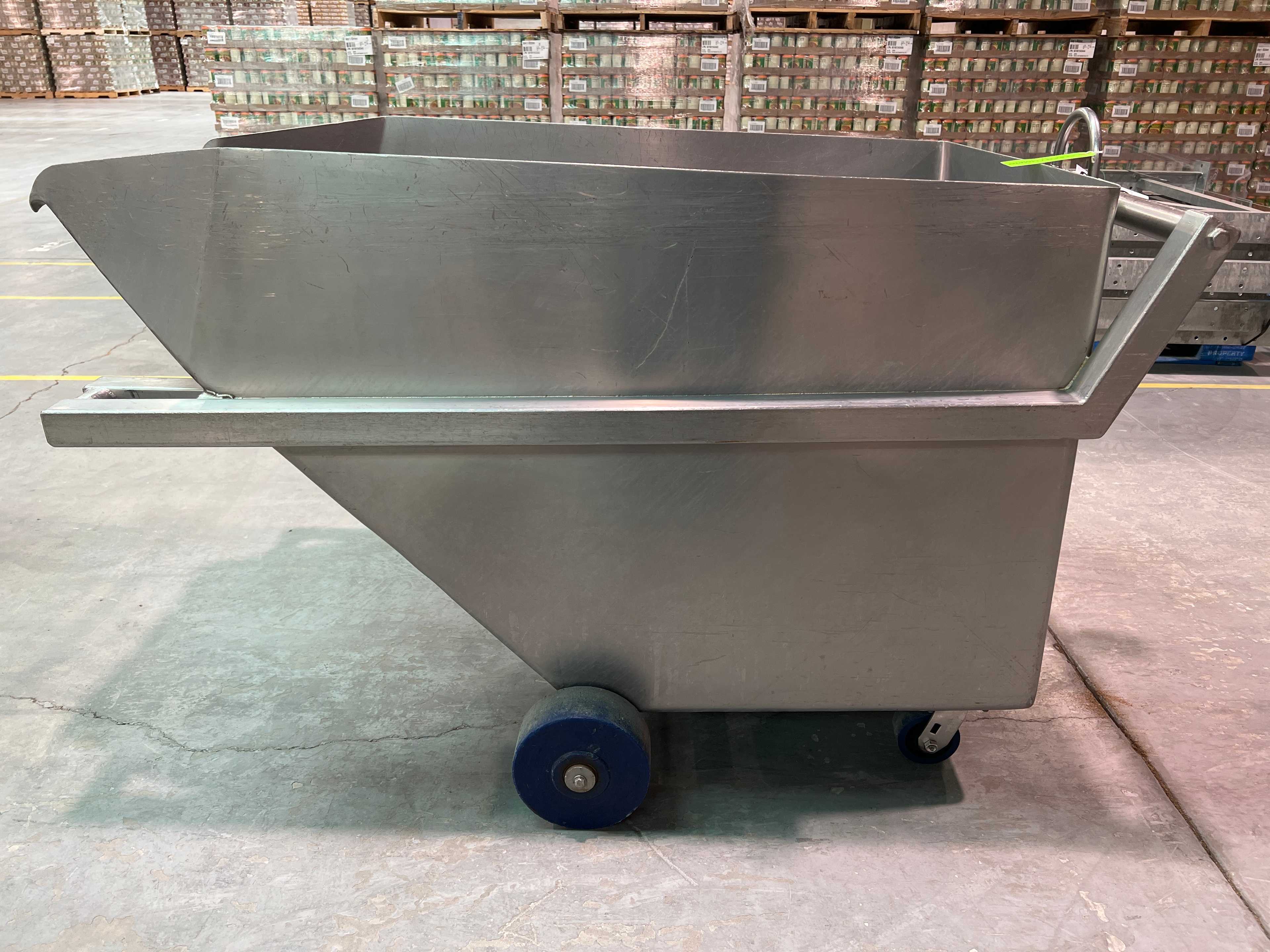 Stainless Steel Dump Cart Hopper