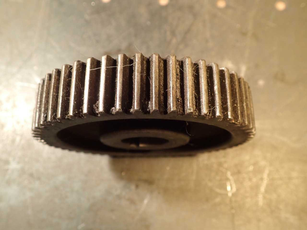 55-Tooth Lathe Change Gear: 4-7/16" OD 1" Keyed Bore 15/16" Thick - LATHE PARTS
