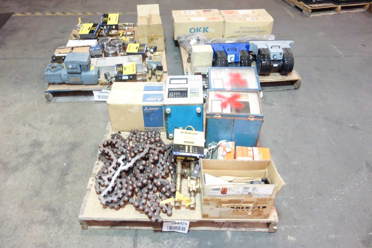 3 PALLETS OF ASSORTED AUTOMOTIVE - INDUSTRIAL PARTS