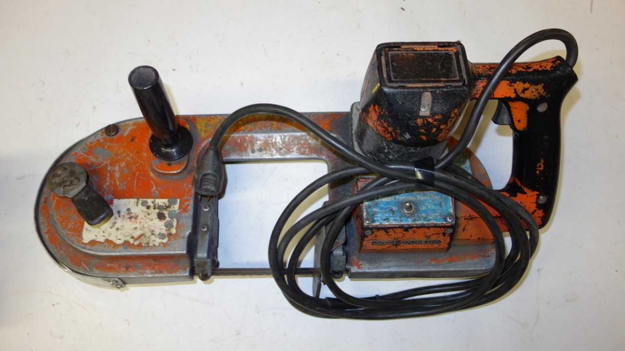 LOT OF 2 ROCKWELL 7721 2 SPEED PORTABLE BAND SAWS - ELECTRIC POWER TOOLS