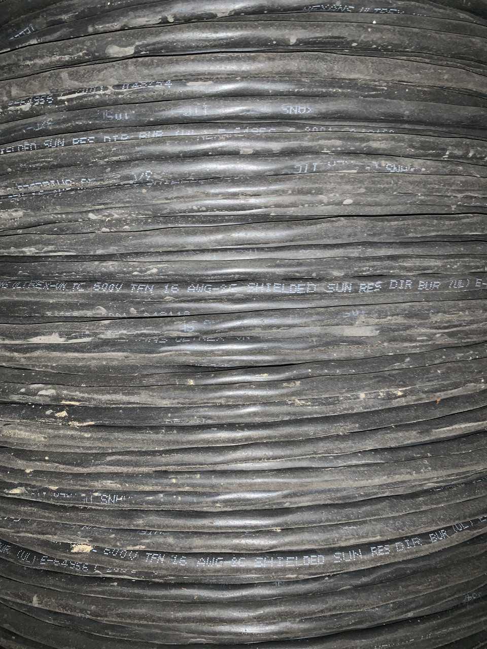 LOT OF ASSORTED SPOOLS OF WIRE, CABLE - MISCELLANEOUS
