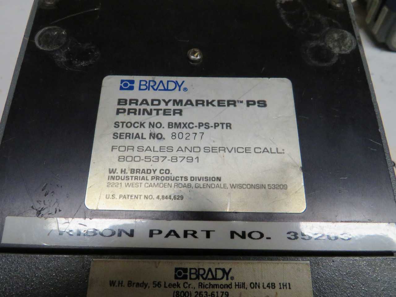 BRADY BRADYMARKER PS PRINTER BMXC-PS-PTR PRINTER - PACKAGING