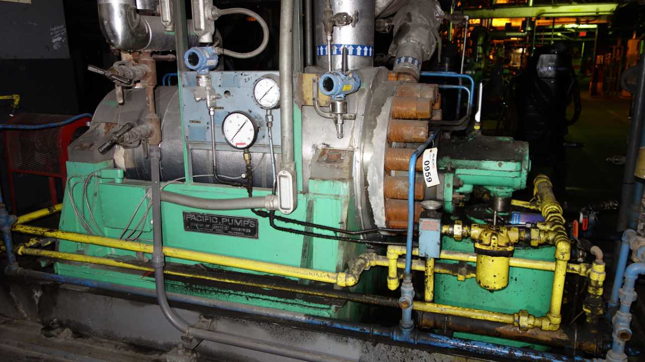 PACIFIC PUMPS SIZE 4SRL BFI BOILER FEED PUMP 758GPM - MISCELLANEOUS
