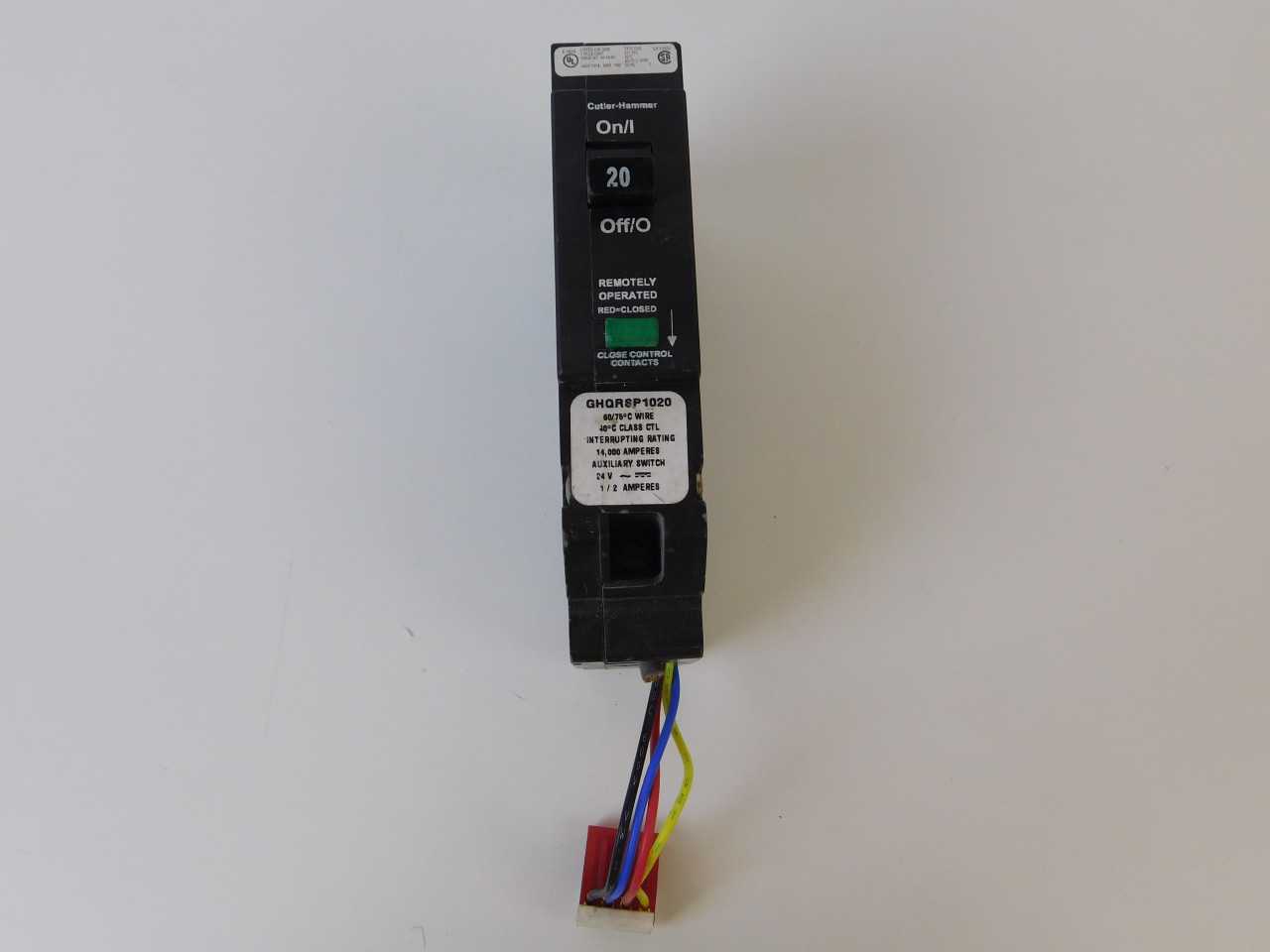 Quantity 12 of Eaton GHQRSP1020 Bolt On GHQ 1P 20A - ELECTRICAL COMPONENTS