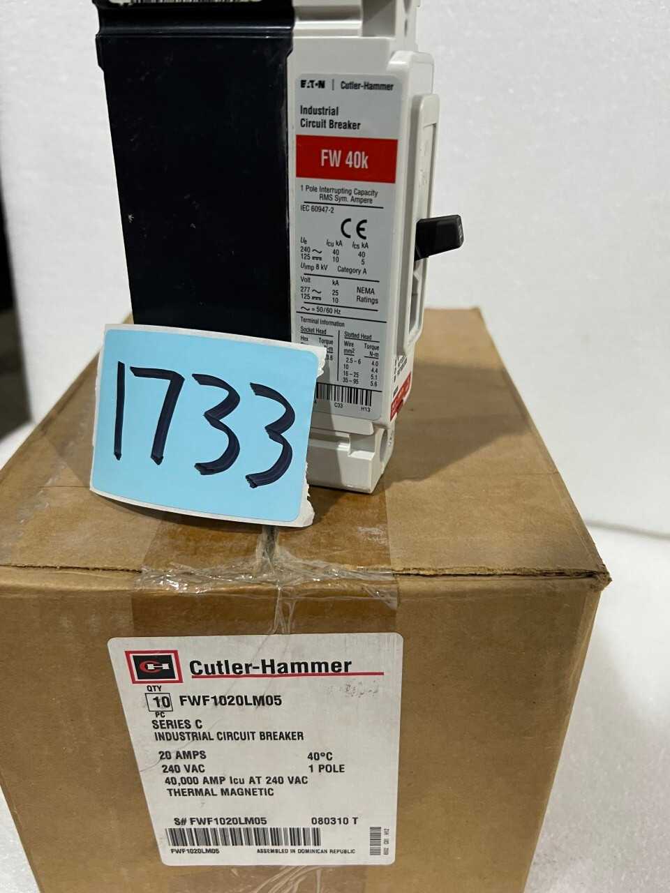 CIRCUIT BREAKER - CIRCUIT BREAKERS