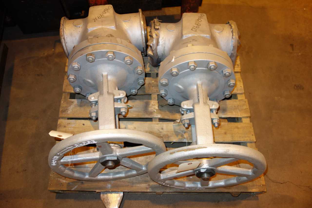1 PALLET OF NEWCO 6IN 300 WEDGE GATE VALVES - VALVES