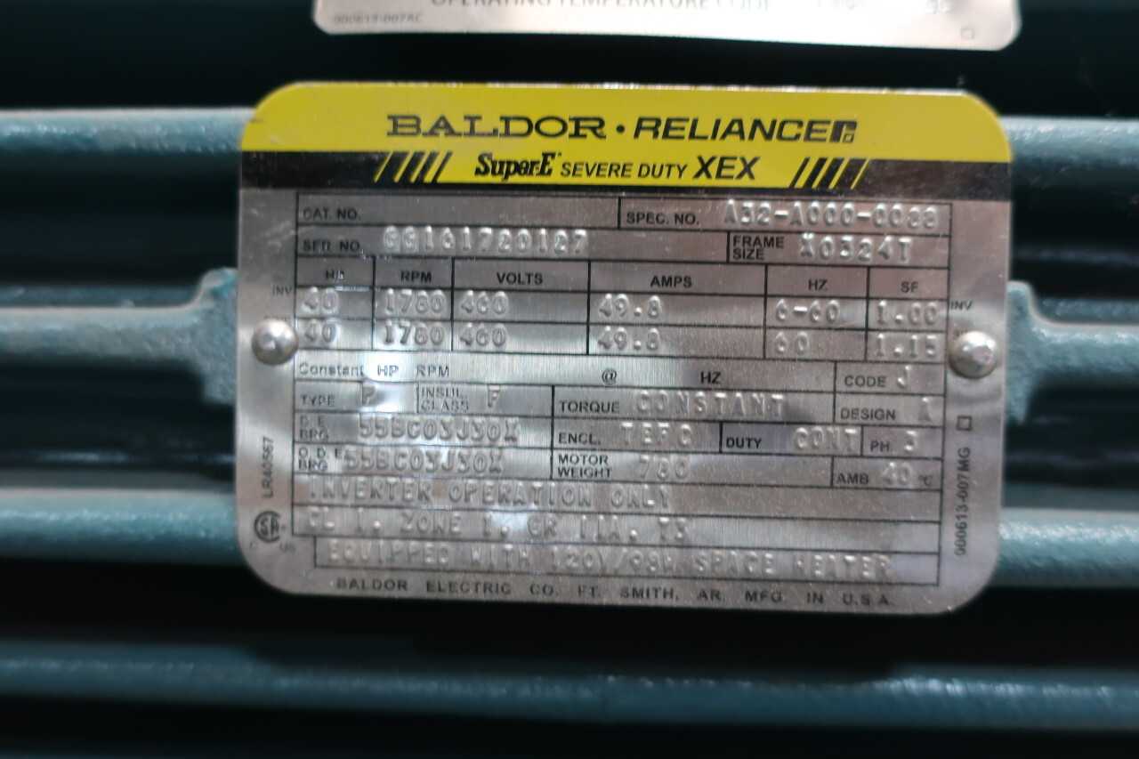 RELIANCE AC MOTOR - ELECTRIC MOTORS