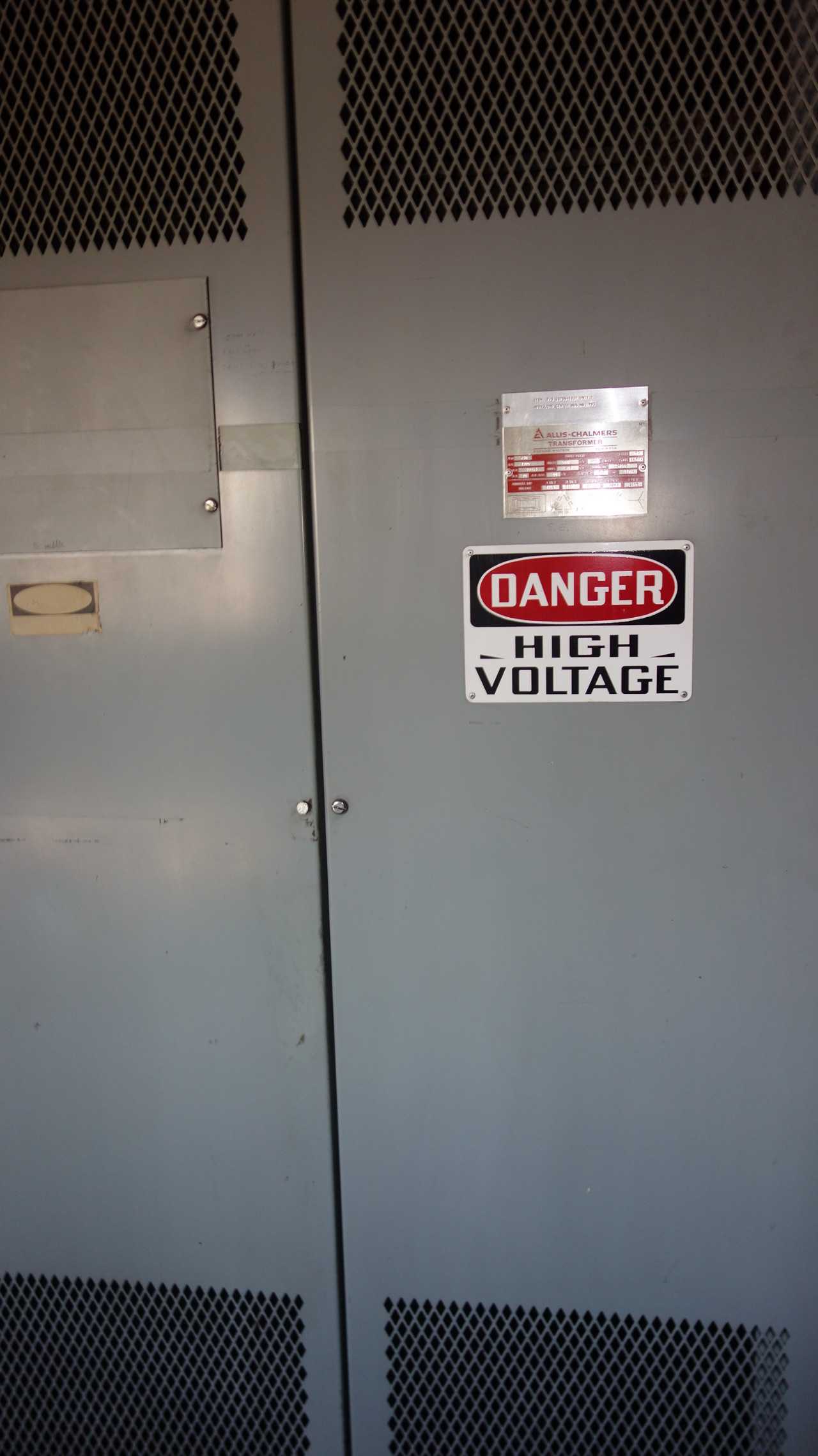 ALLIS CHALMERS AA/FFA 750KVA 2300V-AC TRANSFORMER - CONTROL TRANSFORMERS