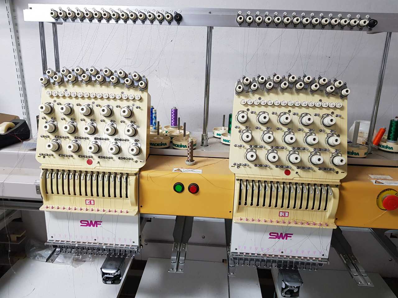 SWF SWF/B-UK1504-45 4 head Embroidery Machine.