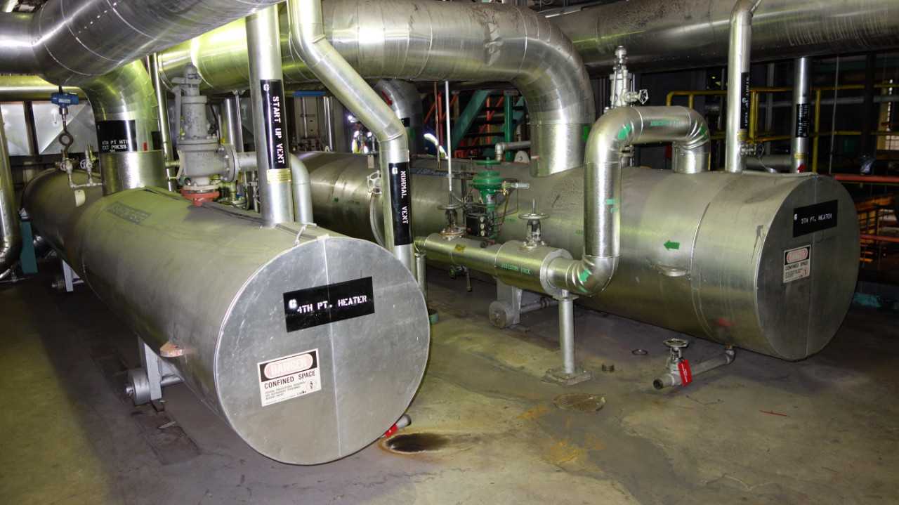 LOT OF 2 YUBA FEEDWATER HEAT EXCHANGERS - 